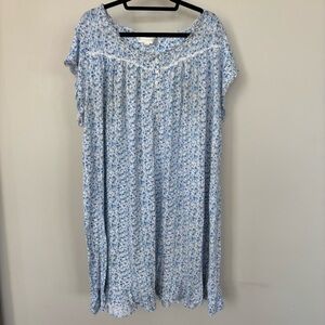 Eileen West Floral Nightgown Size 3X